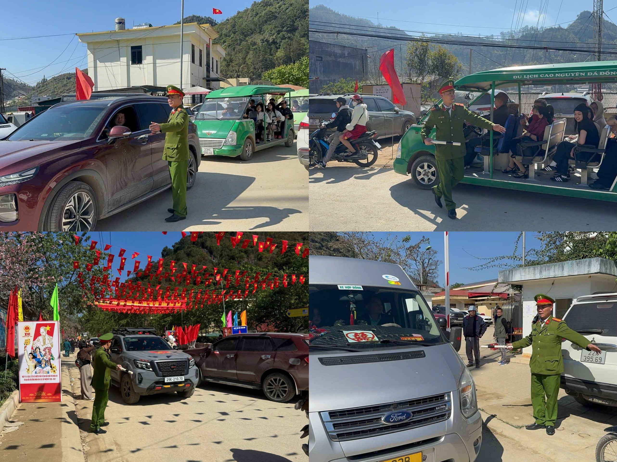 CÔNG AN TỈNH TUYÊN QUANG TĂNG CƯỜNG HỖ TRỢ NGƯỜI DÂN VÀ DU KHÁCH QUAN QUAN DU LỊCH DỊP TẾT NGUYÊN ĐÁN