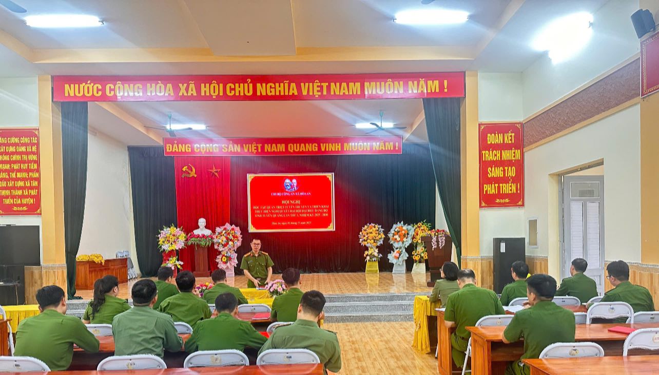 HỌC TẬP, QUÁN TRIỆT, TRIỂN KHAI THỰC HIỆN CÁC NGHỊ QUYẾT ĐẠI HỘI ĐẠI BIỂU CẤP TRÊN NHIỆM KỲ 2025-2030