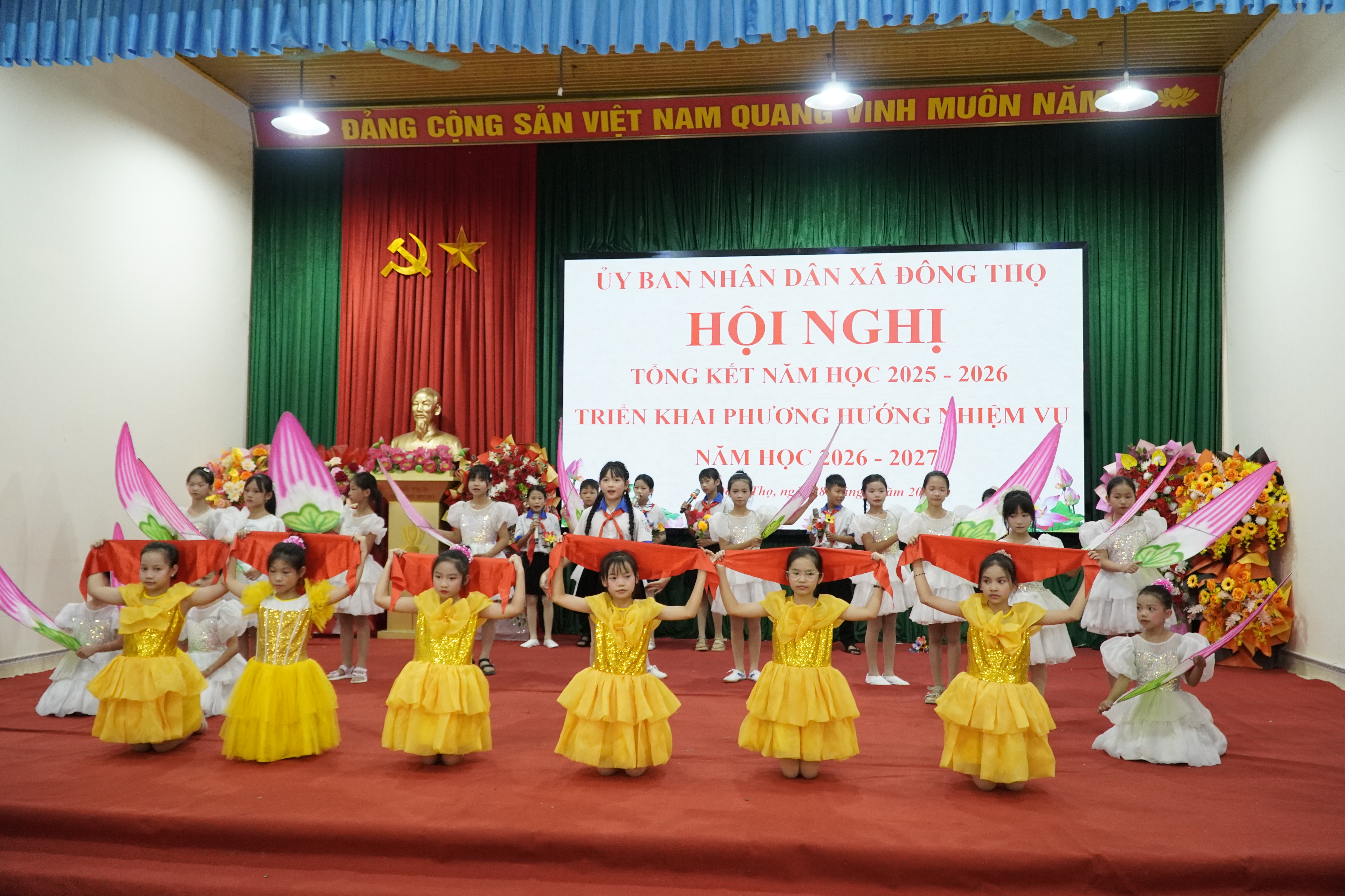 Xã Đông Thọ tổ chức Lễ tổng kết năm học 2025 – 2026, triển khai nhiệm vụ năm học 2026 - 2027