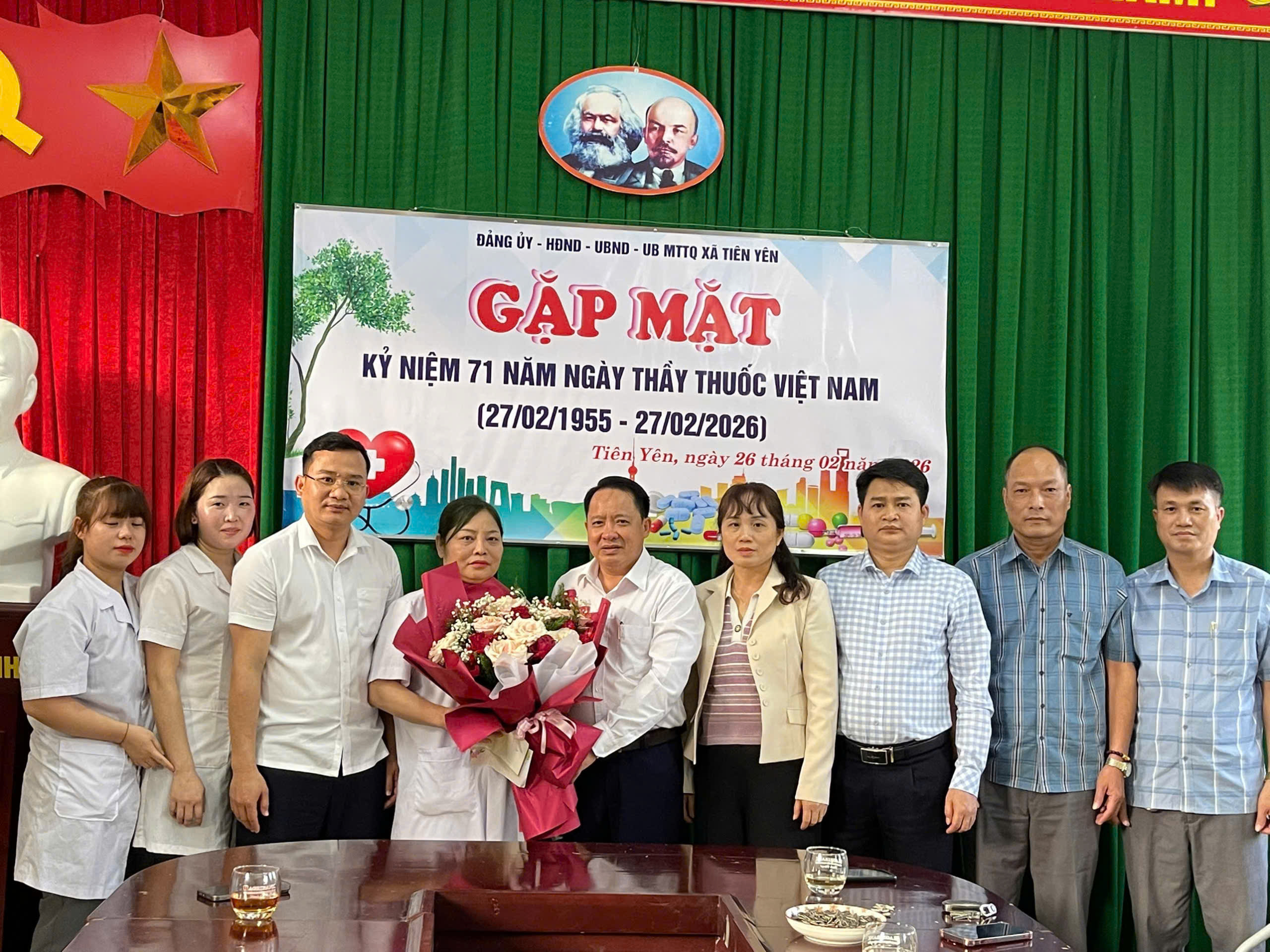 XÃ TIÊN YÊN TỔ CHỨC GẶP MẶT KỶ NIỆM 71 NĂM NGÀY THẦY THUỐC VIỆT NAM (27/02/1955 – 27/02/2026)