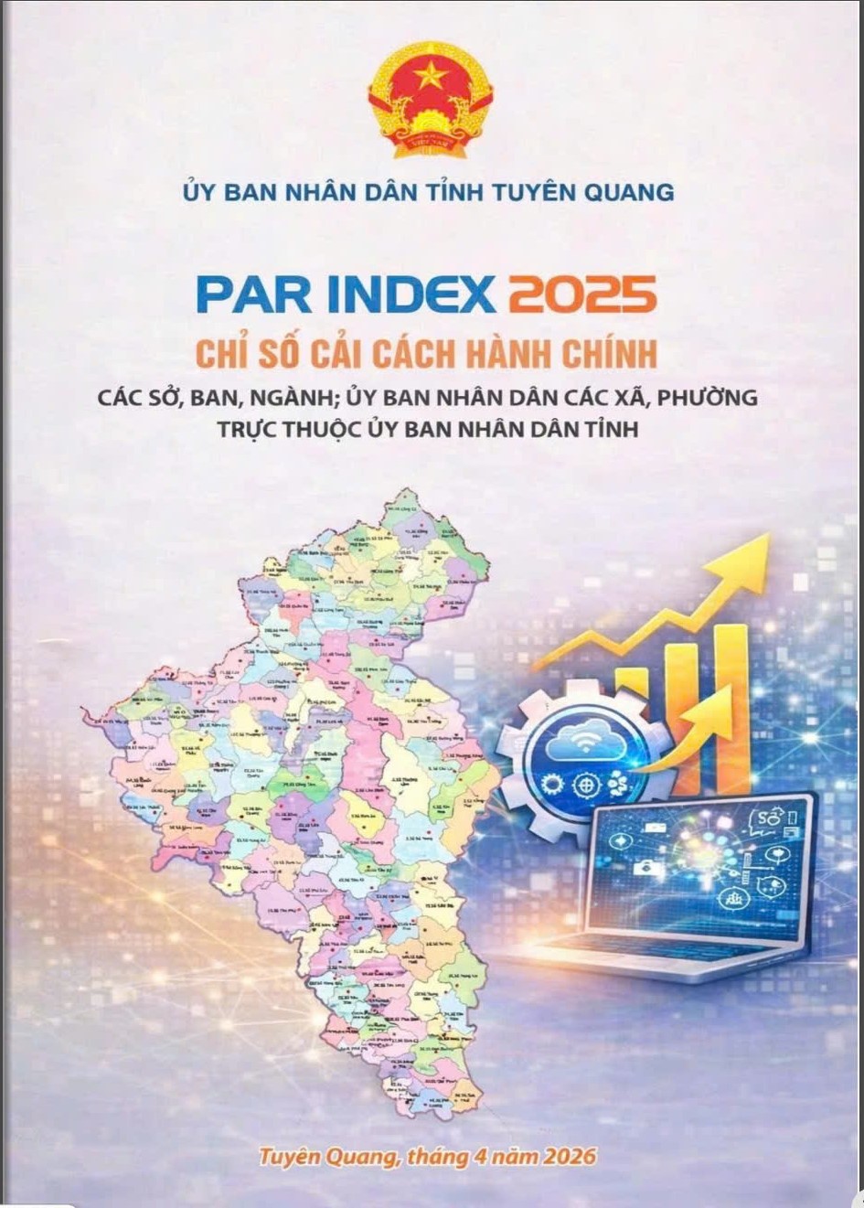 Tra cứu kết quả Chỉ số CCHC năm 2025 của các Sở, ban, ngành, UBND các xã, phường trực thuộc UBND tỉnh