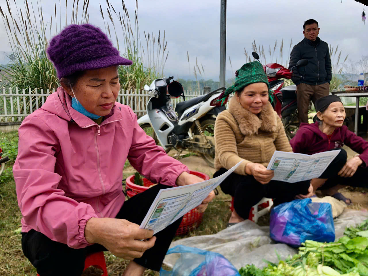 Công an xã Liên Hiệp đa dạng hóa công tác tuyên truyền pháp luật về phòng cháy, chữa cháy dịp trước, trong và sau tết nguyên đán