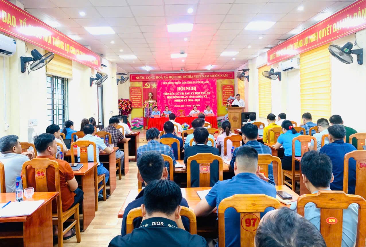 TỔ ĐẠI BIỂU SỐ 01 HĐND TỈNH TIẾP XÚC CỬ TRI SAU KỲ HỌP THỨ TƯ HĐND TỈNH KHÓA XX, NHIỆM KỲ 2026 - 2031 TẠI XÃ DU GIÀ