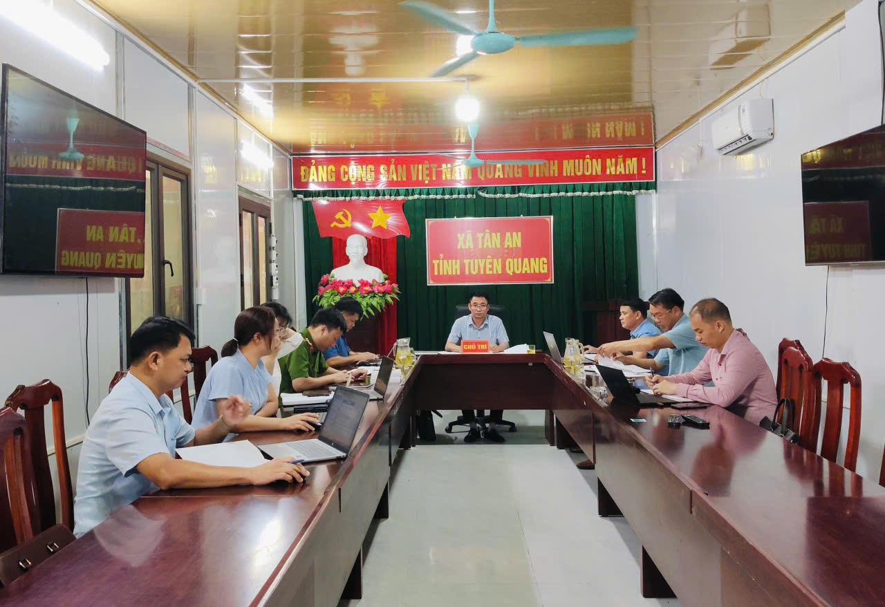 Tân An tổ chức Phiên họp Uỷ ban nhân dân xã tuần 24 năm 2026
