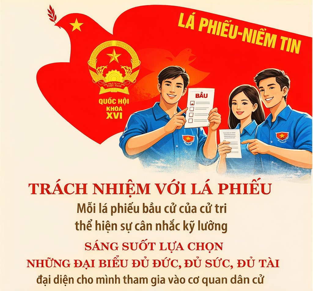 Infographic: Bầu cử Quốc hội khóa XVI và HĐND: TRÁCH NHIỆM VỚI LÁ PHIẾU