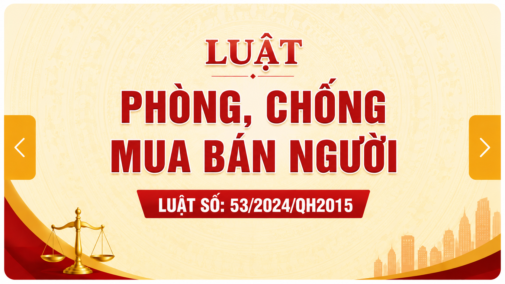 Luật Phòng, chống mua bán người số 53/2024/QH15