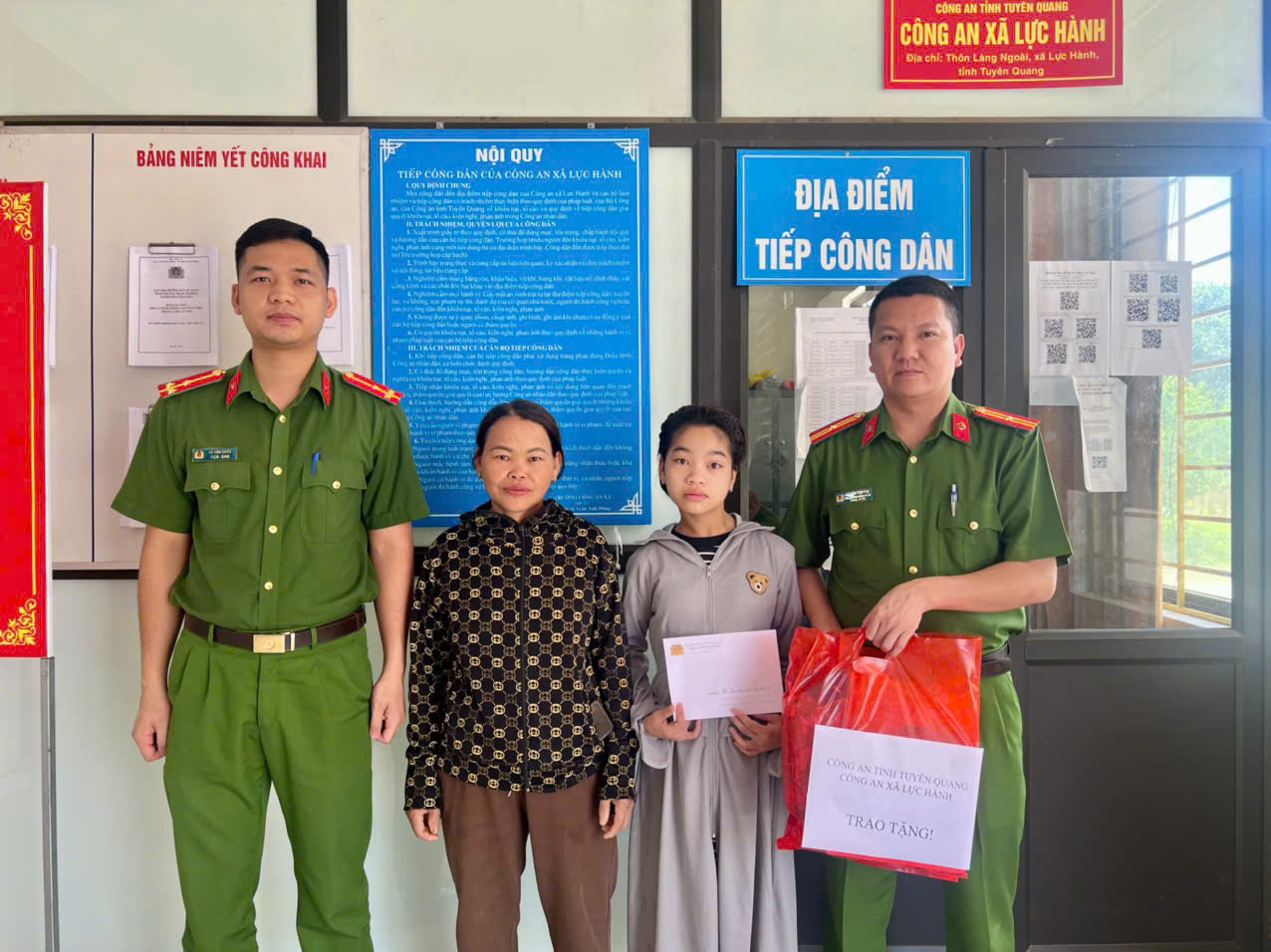 CÔNG AN XÃ LỰC HÀNH: LAN TỎA YÊU THƯƠNG, ĐỒNG HÀNH CÙNG CON NUÔI CÔNG AN XÃ