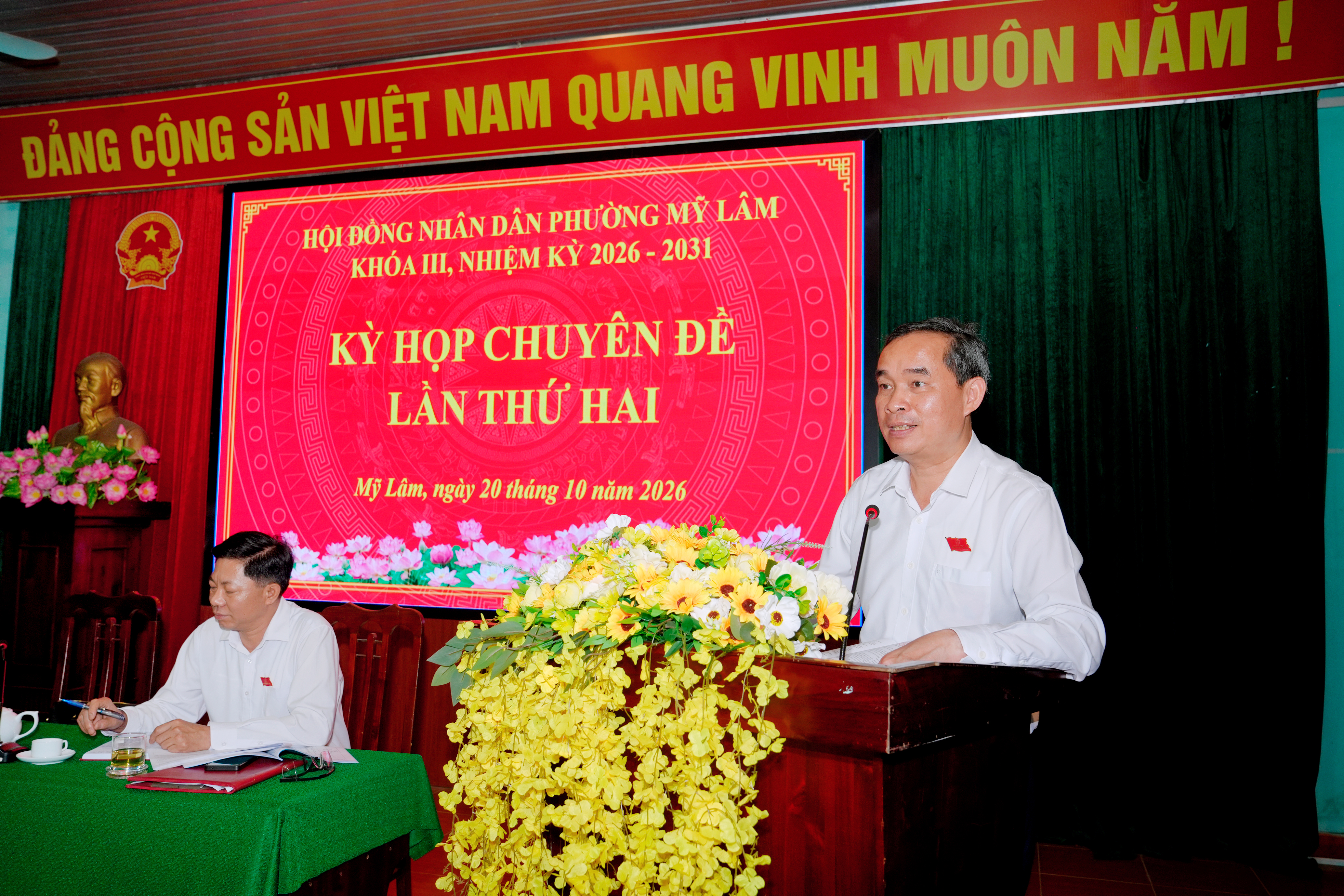 HĐND PHƯỜNG MỸ LÂM TỔ CHỨC KỲ HỌP CHUYÊN ĐỀ LẦN THỨ HAI, THÔNG QUA 07 NGHỊ QUYẾT QUAN TRỌNG