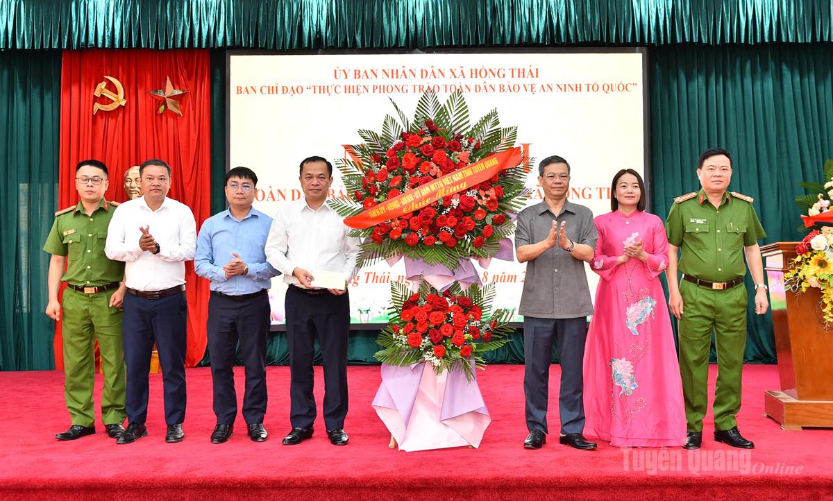 Chủ động xây dựng xã Hồng Thái an toàn, bình yên để phát triển