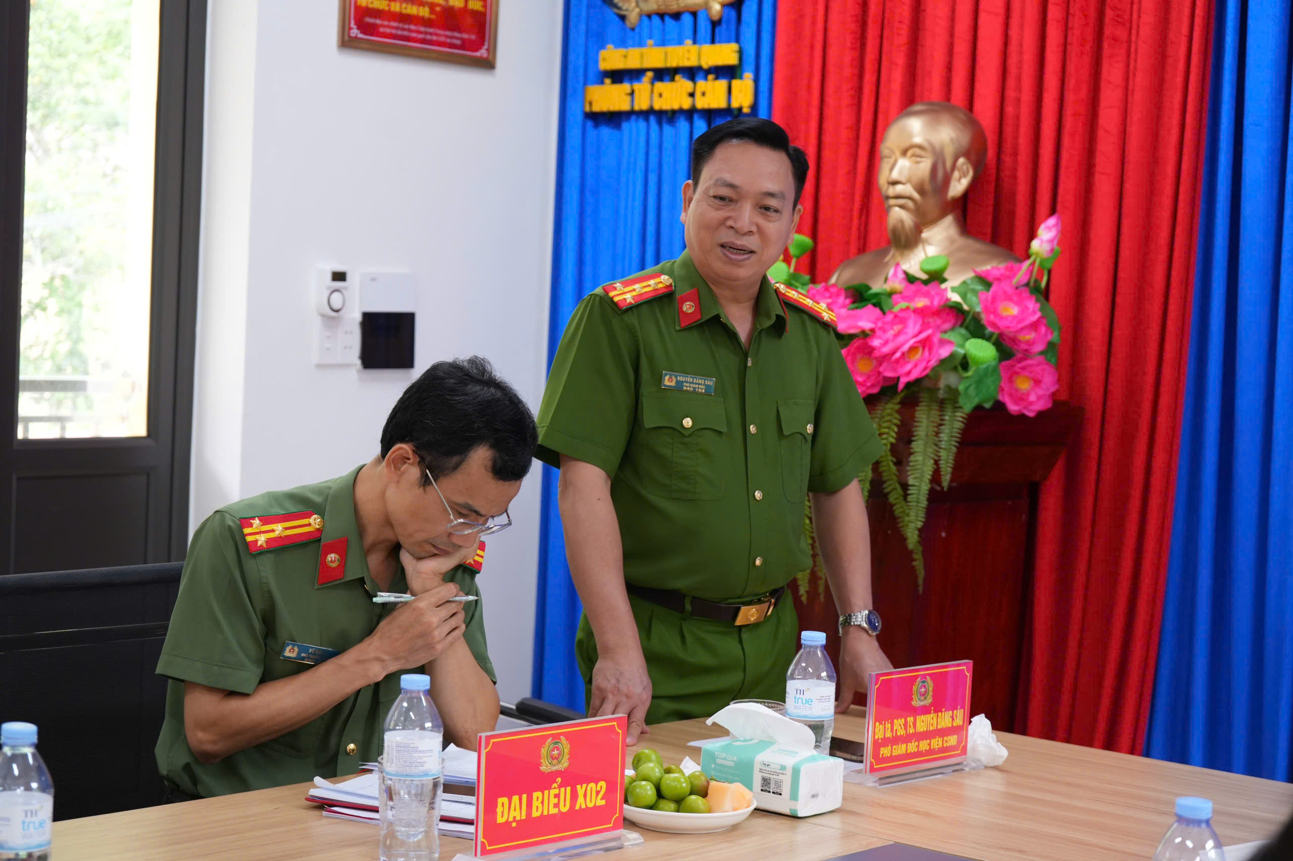 HỌC VIỆN CẢNH SÁT NHÂN DÂN THẨM ĐỊNH ĐIỀU KIỆN MỞ CÁC LỚP ĐÀO TẠO ĐẠI HỌC TẠI CÔNG AN TỈNH TUYÊN QUANG