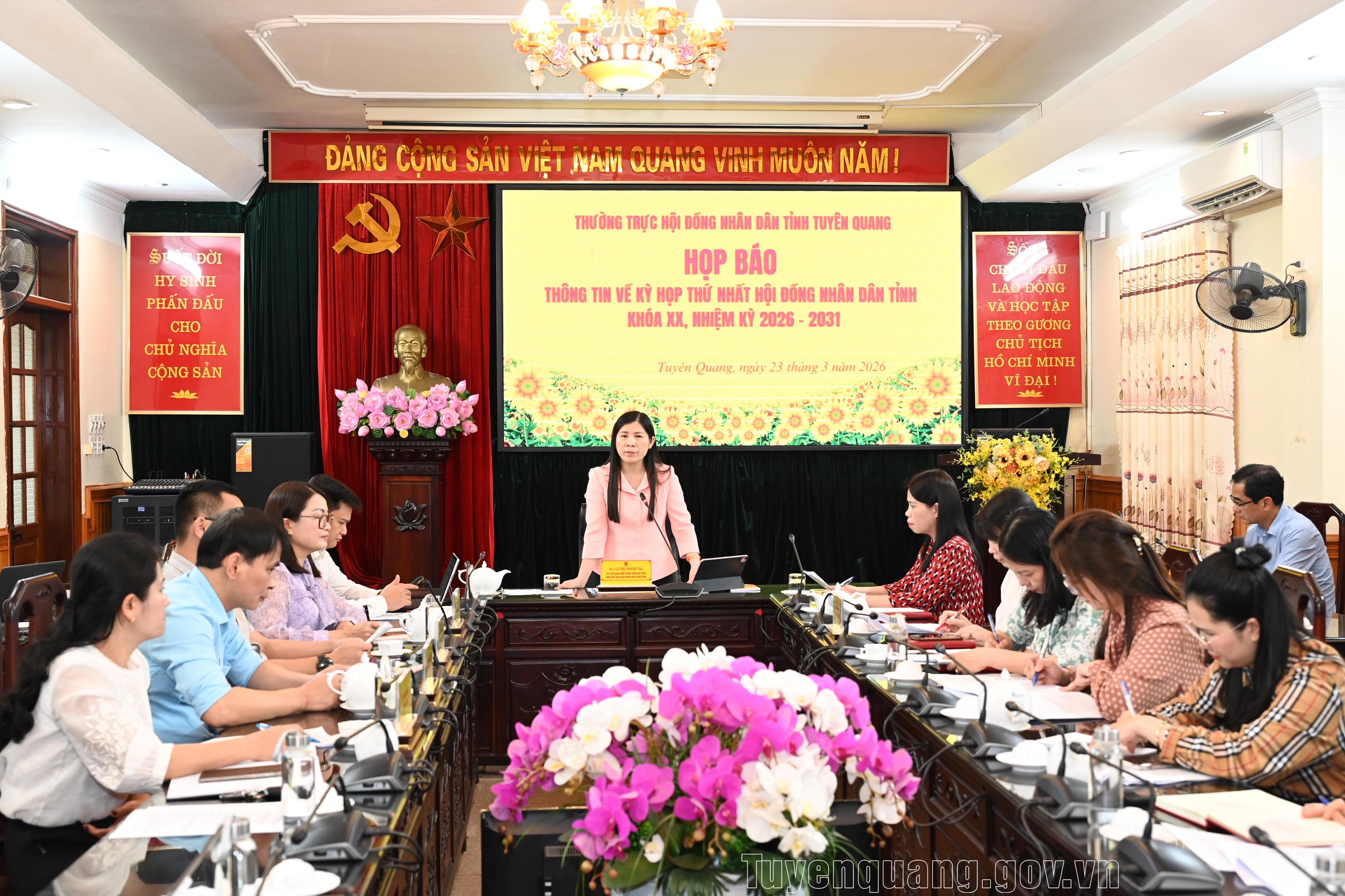 Tuyên Quang: Họp báo thông tin về Kỳ họp thứ nhất khóa XX, nhiệm kỳ 2026 – 2031