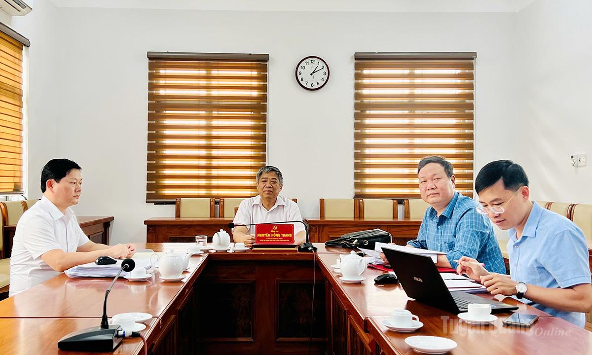 Các đoàn kiểm tra, giám sát của BTV Tỉnh ủy thông qua dự thảo báo cáo giám sát đợt 1 đối với BTV Đảng ủy các xã