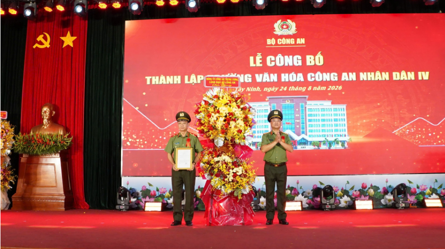 THÀNH LẬP TRƯỜNG VĂN HÓA CÔNG AN NHÂN DÂN IV TẠI TỈNH TÂY NINH