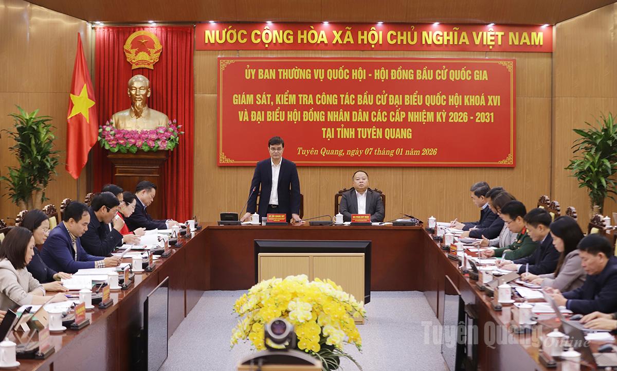 Tuyên Quang: Công tác bầu cử quyết liệt, đồng bộ, đúng tiến độ, nhiều điểm sáng