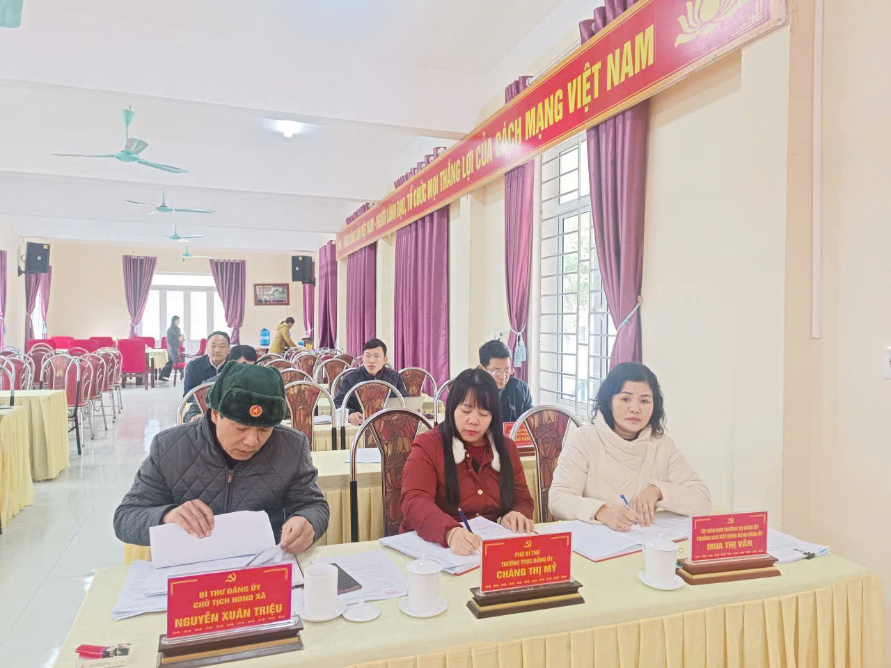 Hội nghị hiệp thương lần thứ ba để lựa chọn, lập danh sách những người đủ tiêu chuẩn ứng cử Đại biểu HĐND xã Thắng Mố, nhiệm kỳ 2026 – 2031.