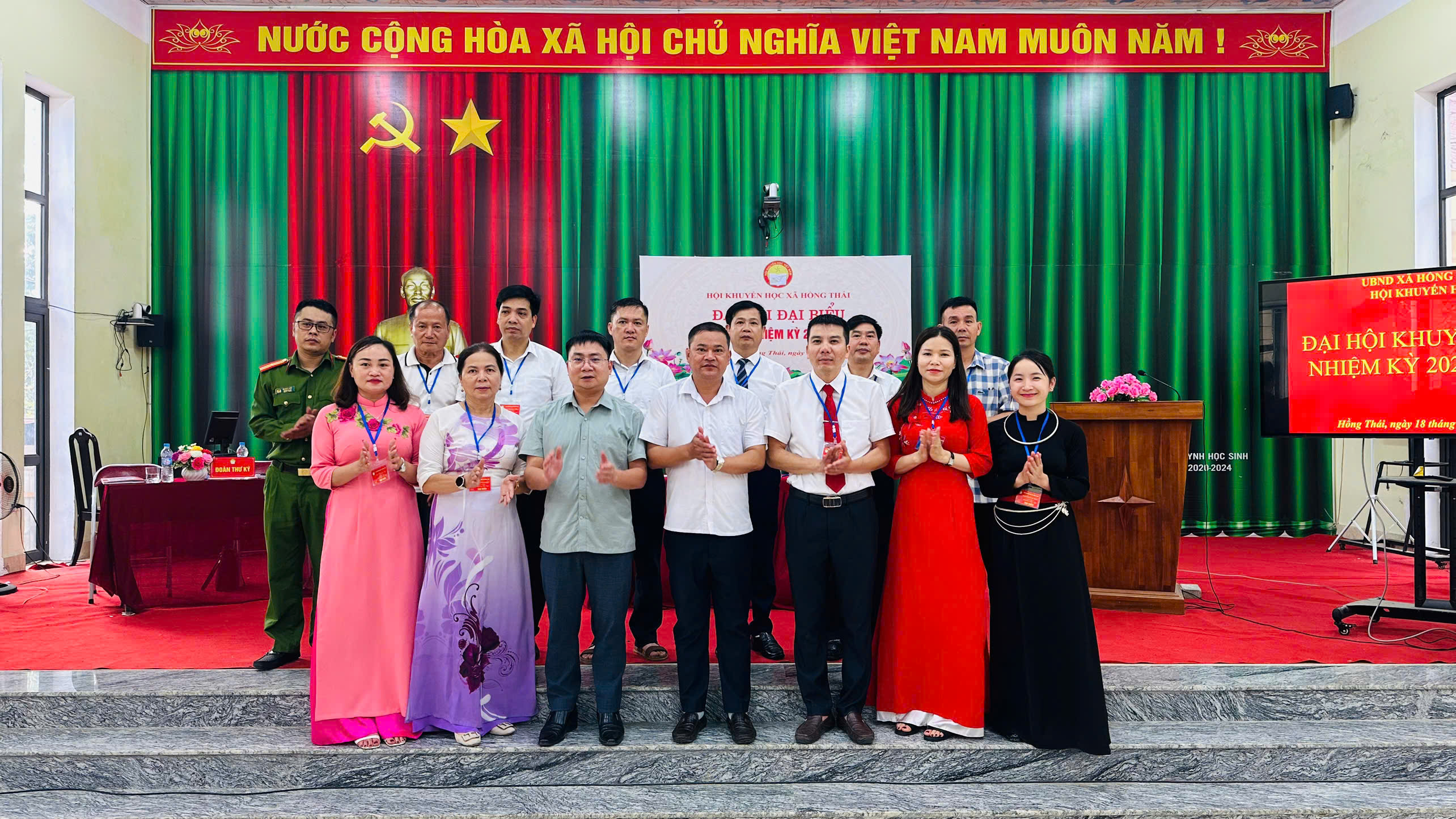 Hội Khuyến học xã Hồng Thái đã tổ chức Đại hội đại biểu lần thứ I, nhiệm kỳ 2026 - 2031