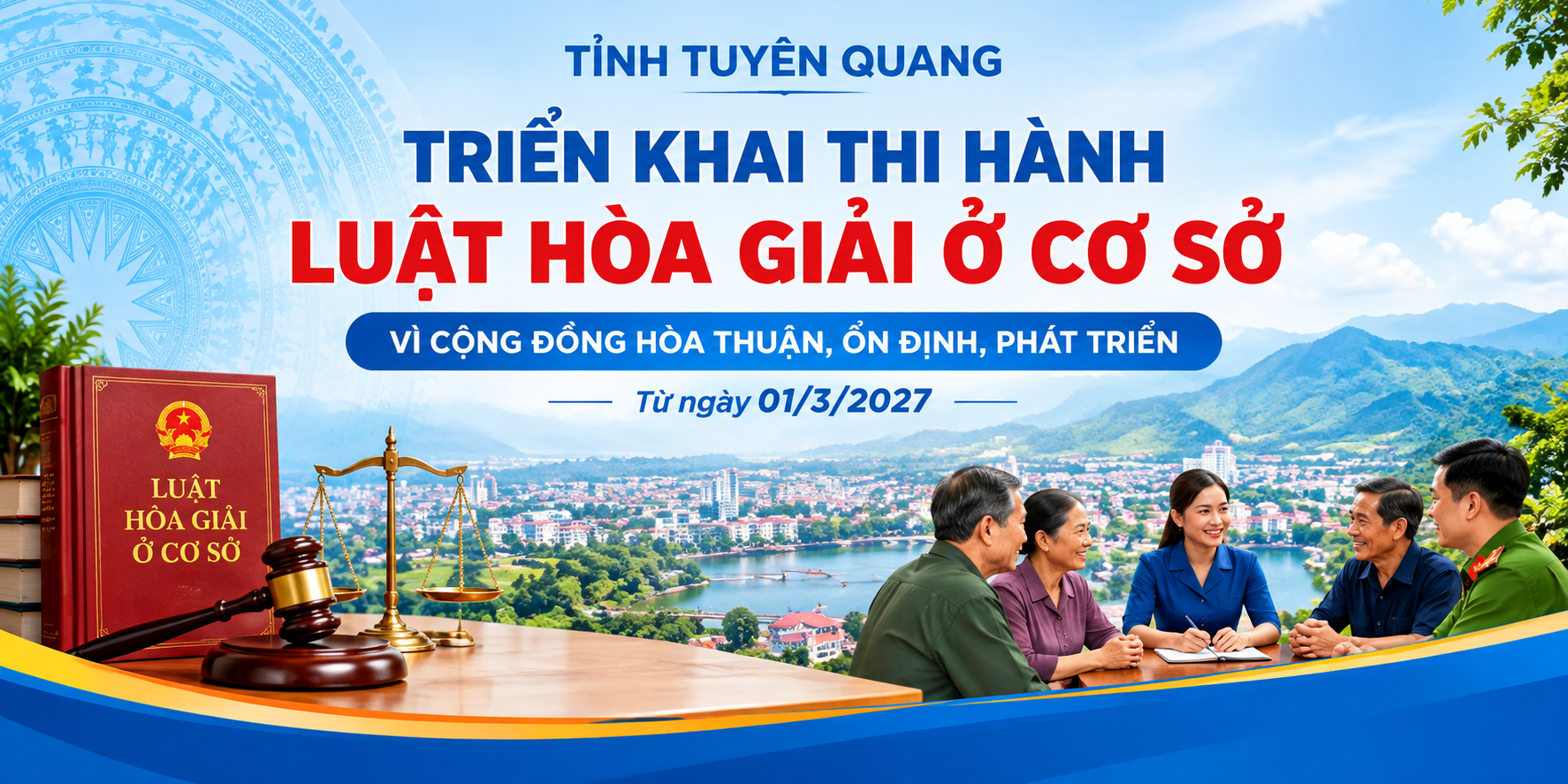 Triển khai thi hành Luật Hòa giải ở cơ sở từ năm 2027