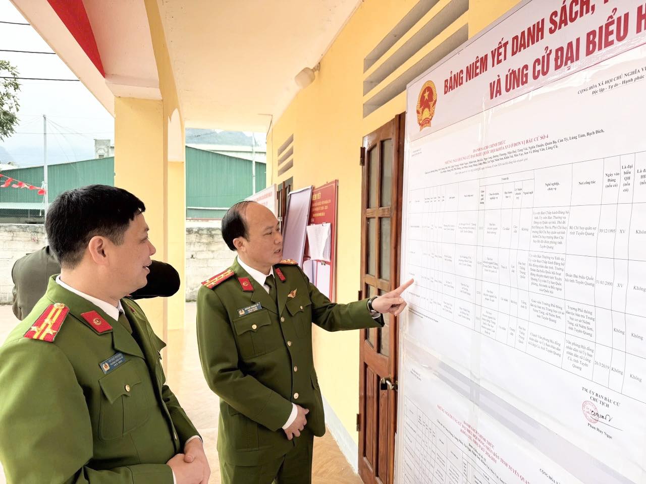 LÃNH ĐẠO CÔNG AN TỈNH GIAO BAN, KIỂM TRA CÔNG TÁC BẢO ĐẢM ANTT PHỤC VỤ BẦU CỬ