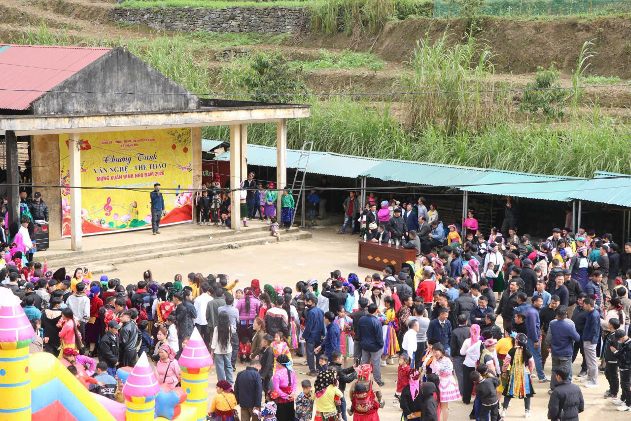 SÔI NỔI CÁC HOẠT ĐỘNG MỪNG ĐẢNG, MỪNG XUÂN BÍNH NGỌ NĂM 2026 TẠI XÃ THẮNG MỐ.