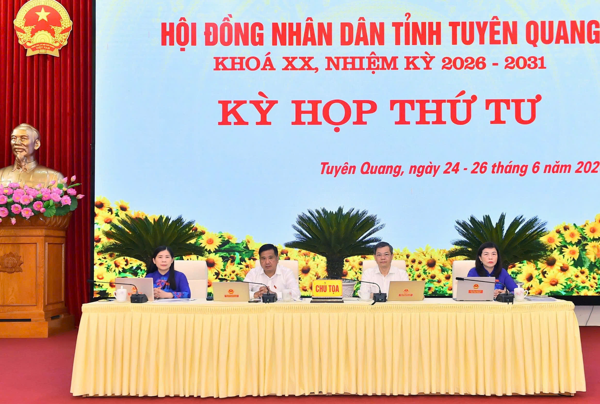  Phiên trù bị - Kỳ họp thứ tư, HĐND tỉnh khóa XX