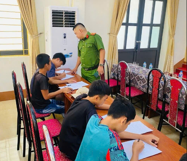 CÔNG AN XÃ MINH THANH: GIÁO DỤC THANH THIẾU NIÊN QUA HOẠT ĐỘNG Ý NGHĨA