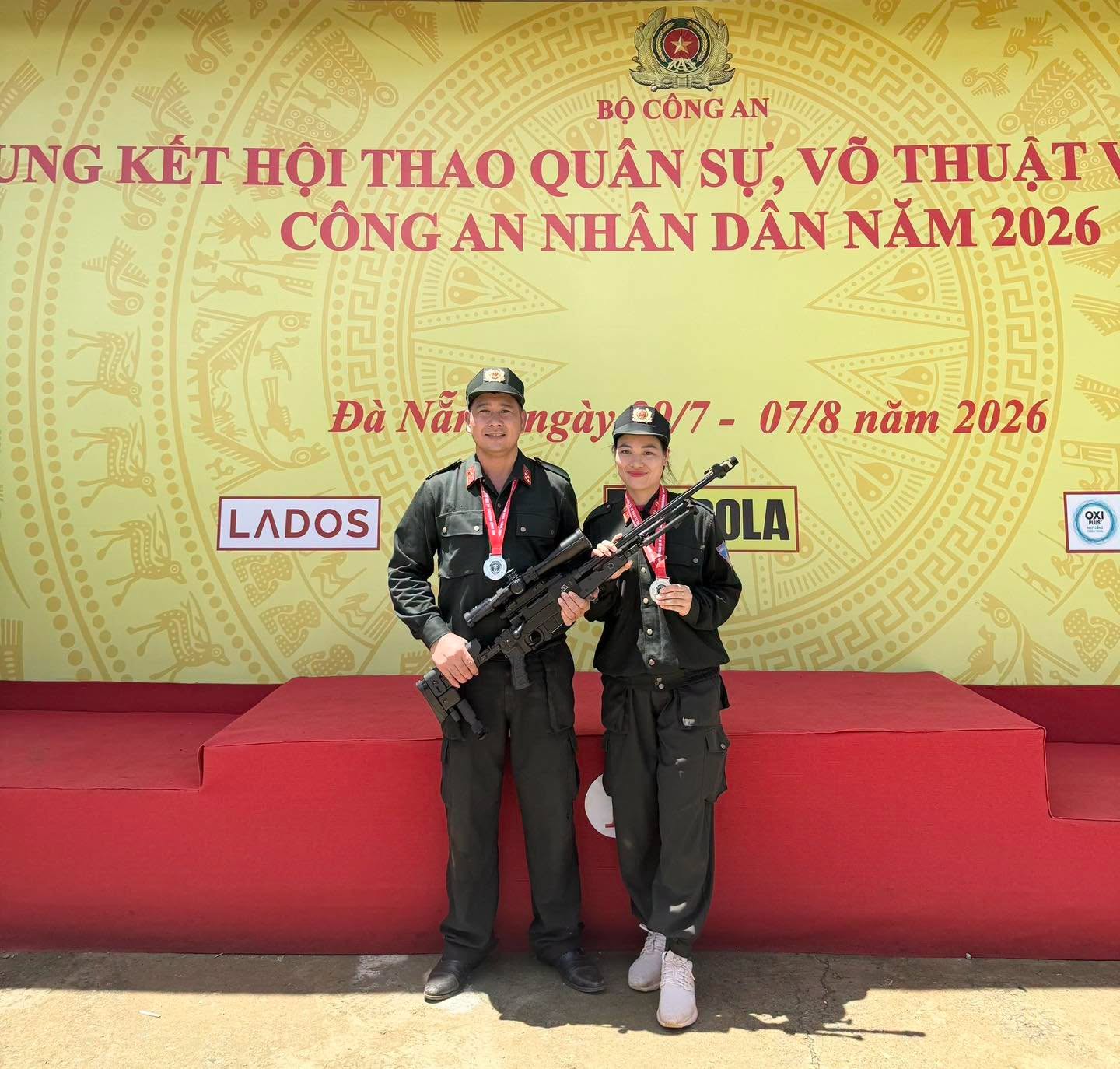 ĐỘI TUYỂN CÔNG AN TỈNH TUYÊN QUANG GIÀNH HUY CHƯƠNG BẠC TẠI NỘI DUNG SÚNG TRƯỜNG BẮN TỈA CỰ LY 120M