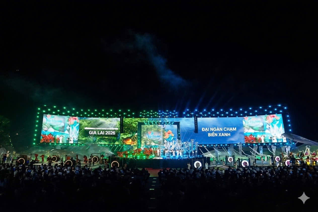 Khai mạc Năm Du lịch Quốc gia – Gia Lai 2026: “Đại ngàn chạm biển xanh”