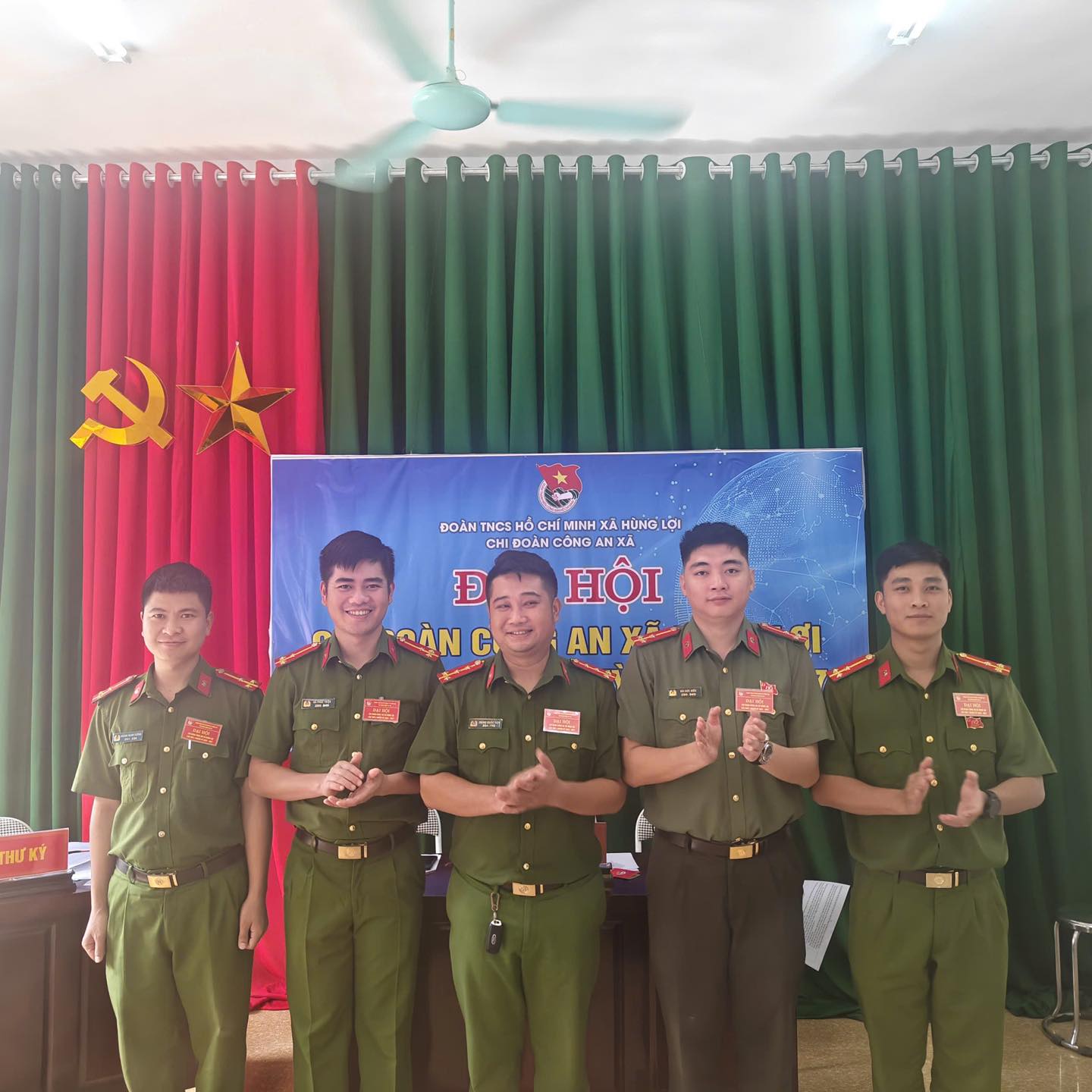 CÔNG AN XÃ HÙNG LỢI TỔ CHỨC ĐẠI HỘI CHI ĐOÀN LẦN THỨ I