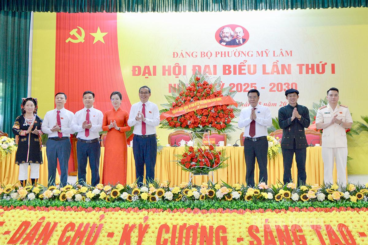 Đại hội đại biểu Đảng bộ phường Mỹ Lâm và các xã Yên Thành, Bình Xa, Tri Phú, Trung Hà: Phấn đấu thực hiện hiệu quả các khâu đột phá, nhiệm vụ trọng tâm