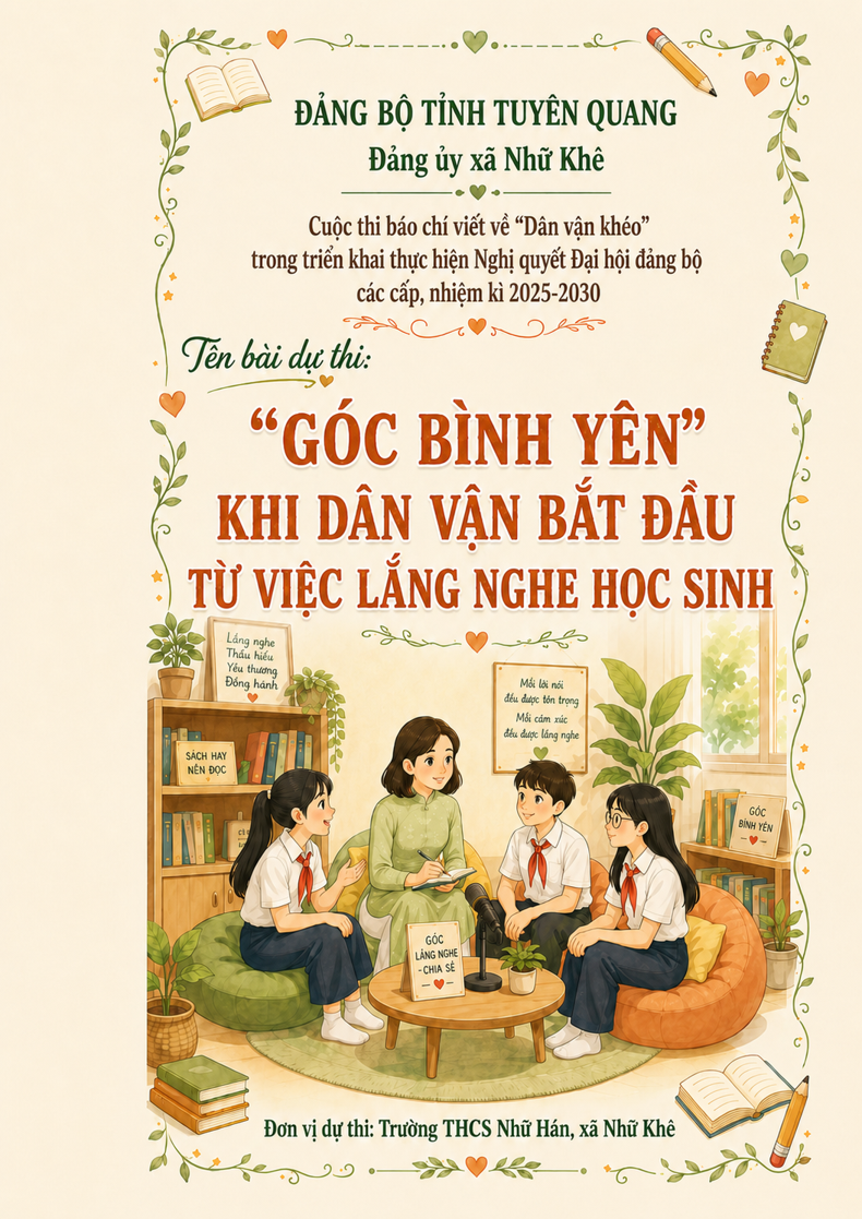 " Dân vận khéo" trong triển khai thực hiện Nghị quyết Đại hội Đảng bộ các cấp, nhiệm kỳ 2025 - 2030