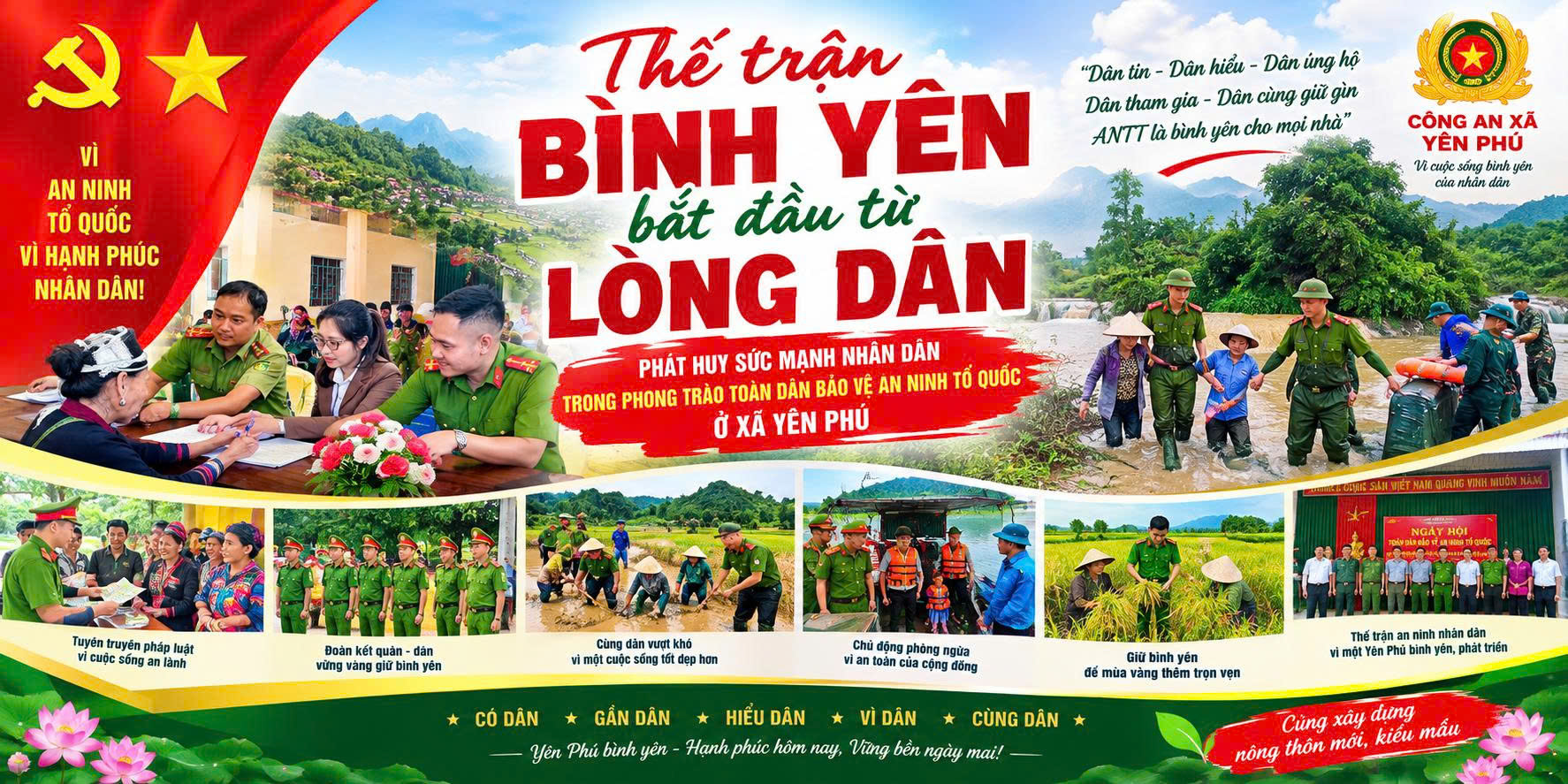 THẾ TRẬN BÌNH YÊN BẮT ĐẦU TỪ LÒNG DÂN