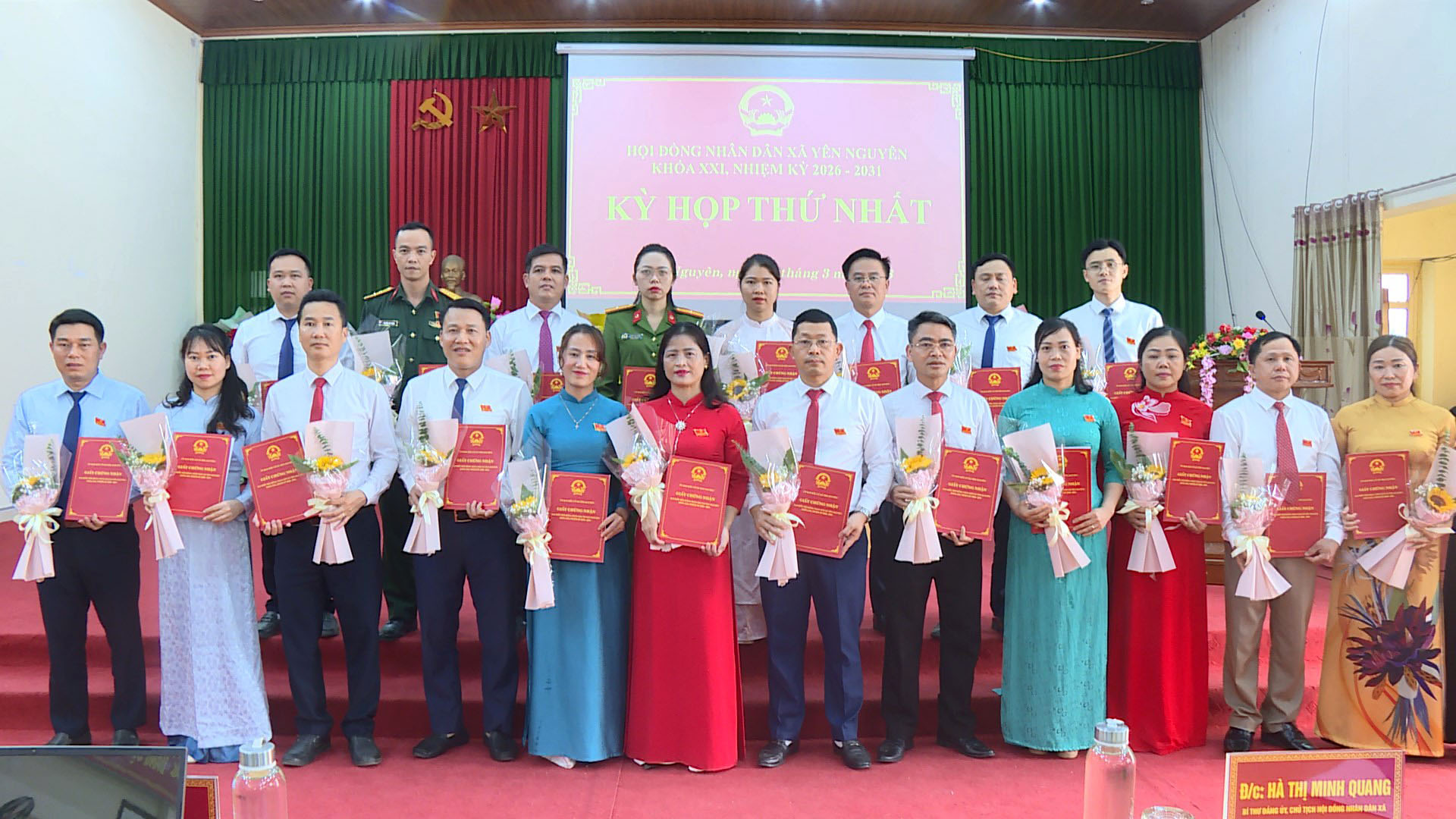 Yên Nguyên tổ chức kỳ họp thứ nhất, HĐND xã khoá XXI, nhiệm kỳ 2026 – 2031