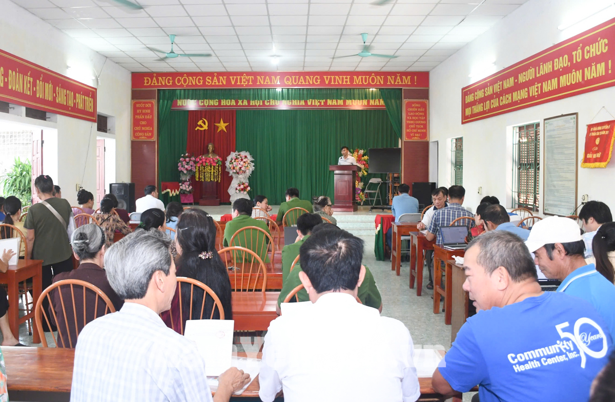 Xã Hàm Yên triển khai thí điểm chiến dịch làm giàu, làm sạch cơ sở dữ liệu quốc gia về đất đai