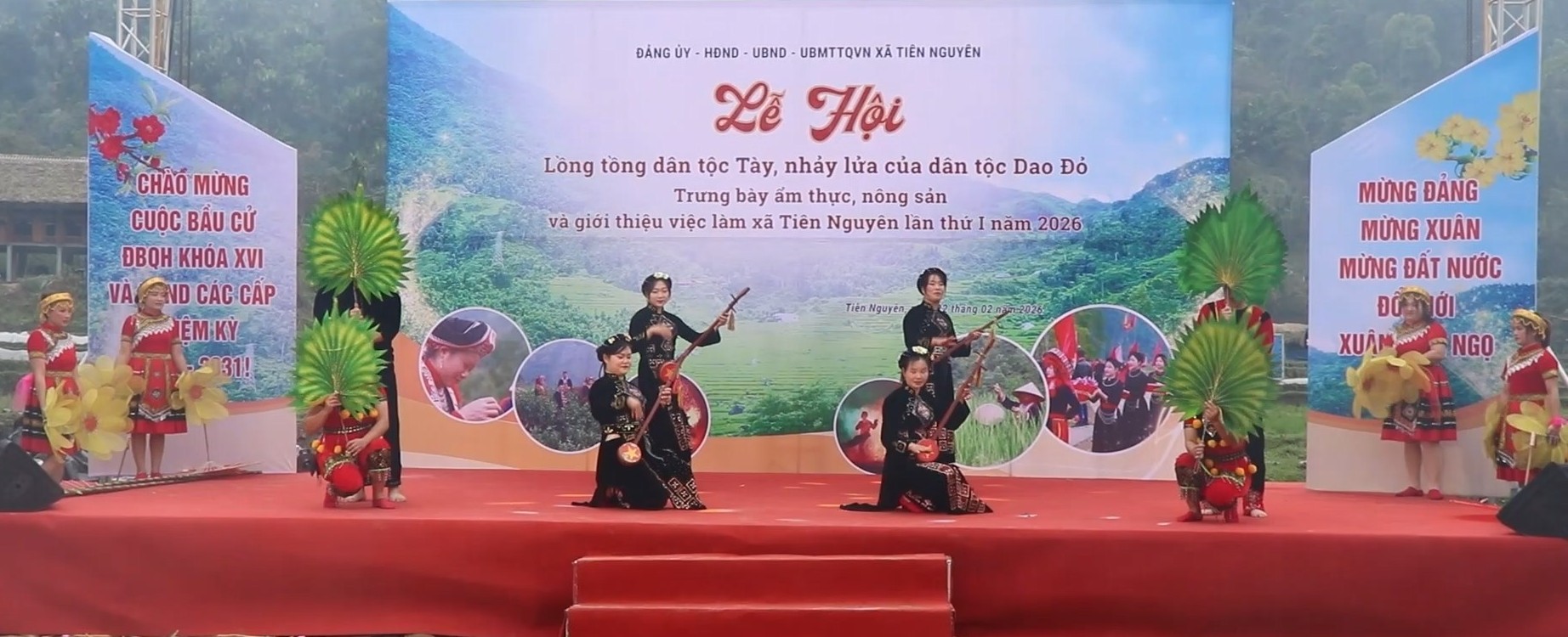 Tiên Nguyên tổ chức Lễ hội Lồng Tồng dân tộc Tày và Lễ hội Nhảy lửa của người Dao đỏ năm 2026