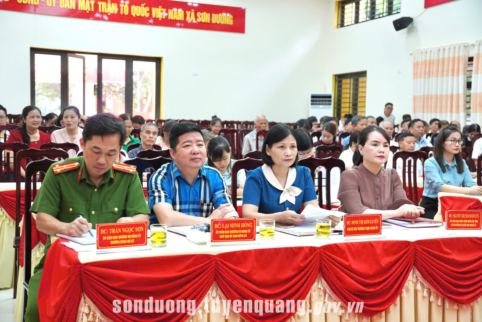 Xã Sơn Dương tham dự Hội nghị học tập, quán triệt triển khai, thực hiện các văn bản của Trung ương Đảng