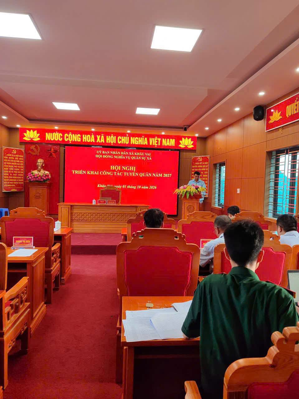 Khâu Vai triển khai công tác tuyển chọn, gọi công dân nhập ngũ năm 2027