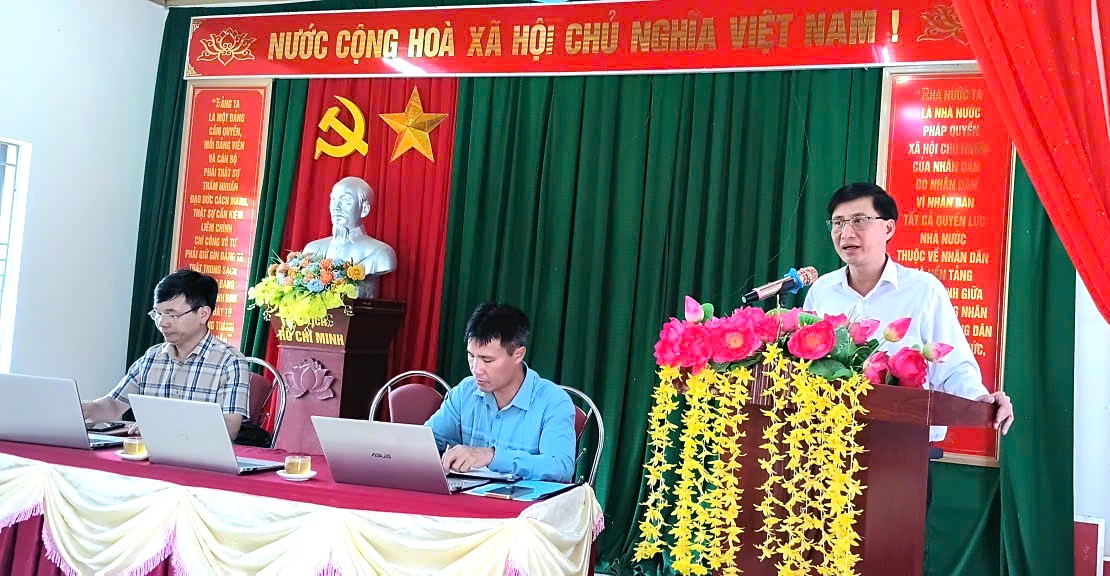 Thường trực UBND xã Bằng Hành làm việc với các thôn trên địa bàn xã về nhiệm vụ phát triển kinh tế - xã hội, quốc phòng - an ninh quý I, định hướng nhiệm vụ năm 2026