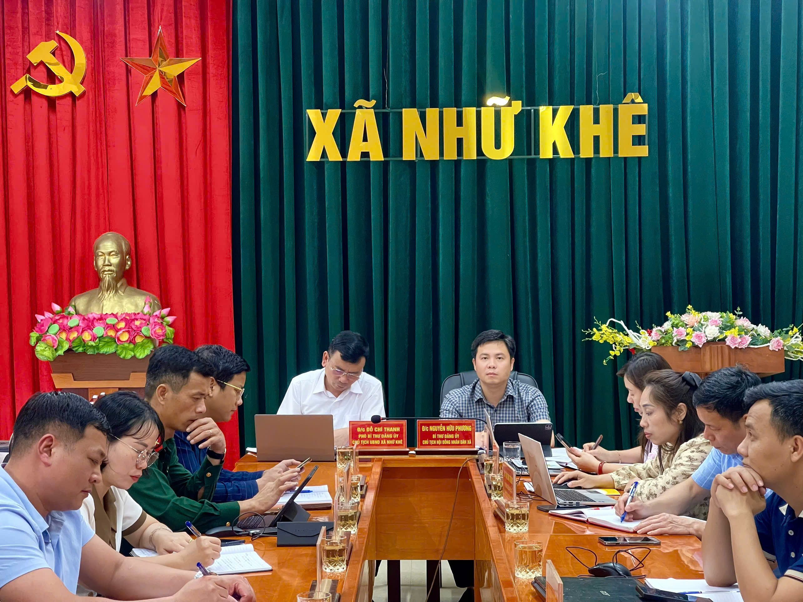 Xã Nhữ Khê tham dự Hội nghị trực tuyến về định hướng phát triển kinh tế - xã hội giai đoạn 2026-2030