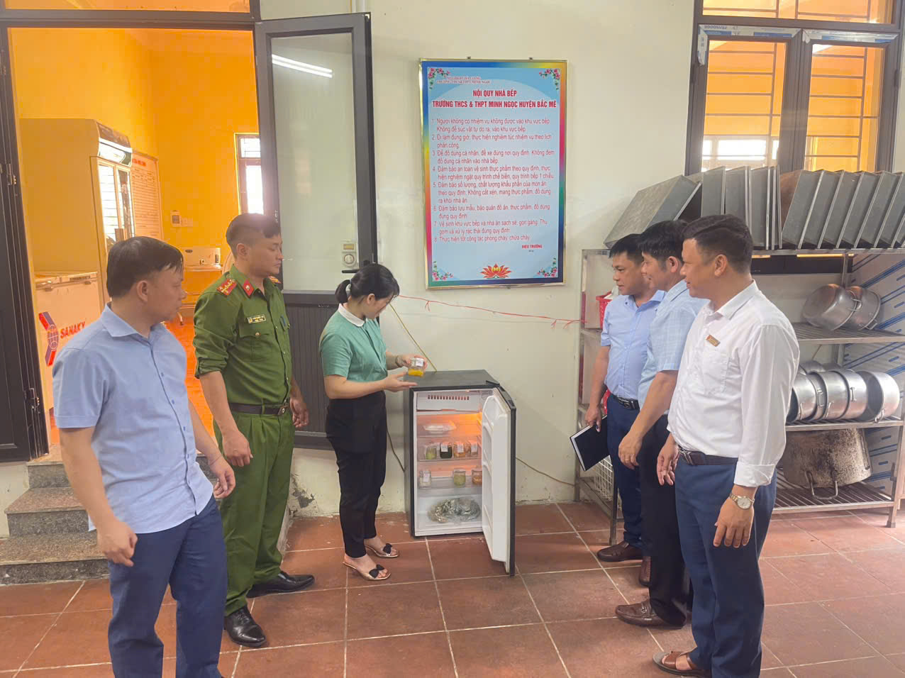 KIỂM TRA CÔNG TÁC BẢO ĐẢM AN TOÀN THỰC PHẨM, Y TẾ TRƯỜNG HỌC NĂM 2026 