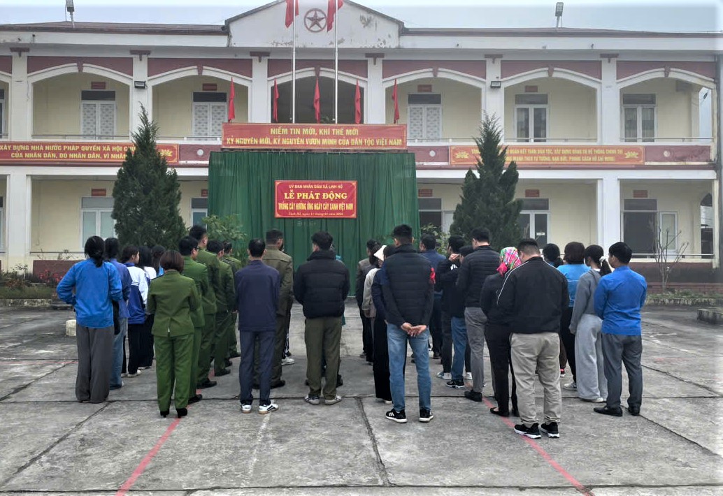 Xã Linh Hồ tổ chức Lễ phát động Ngày Cây xanh Việt Nam năm 2026