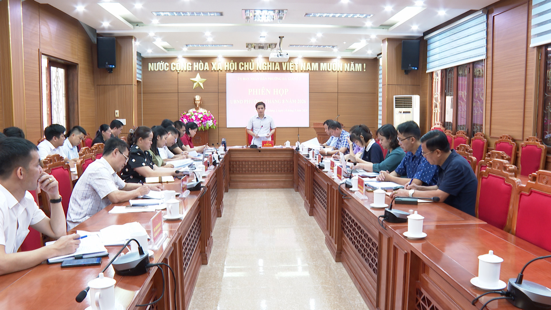 Phiên họp tháng 8/2026 - UBND phường Hà Giang 2