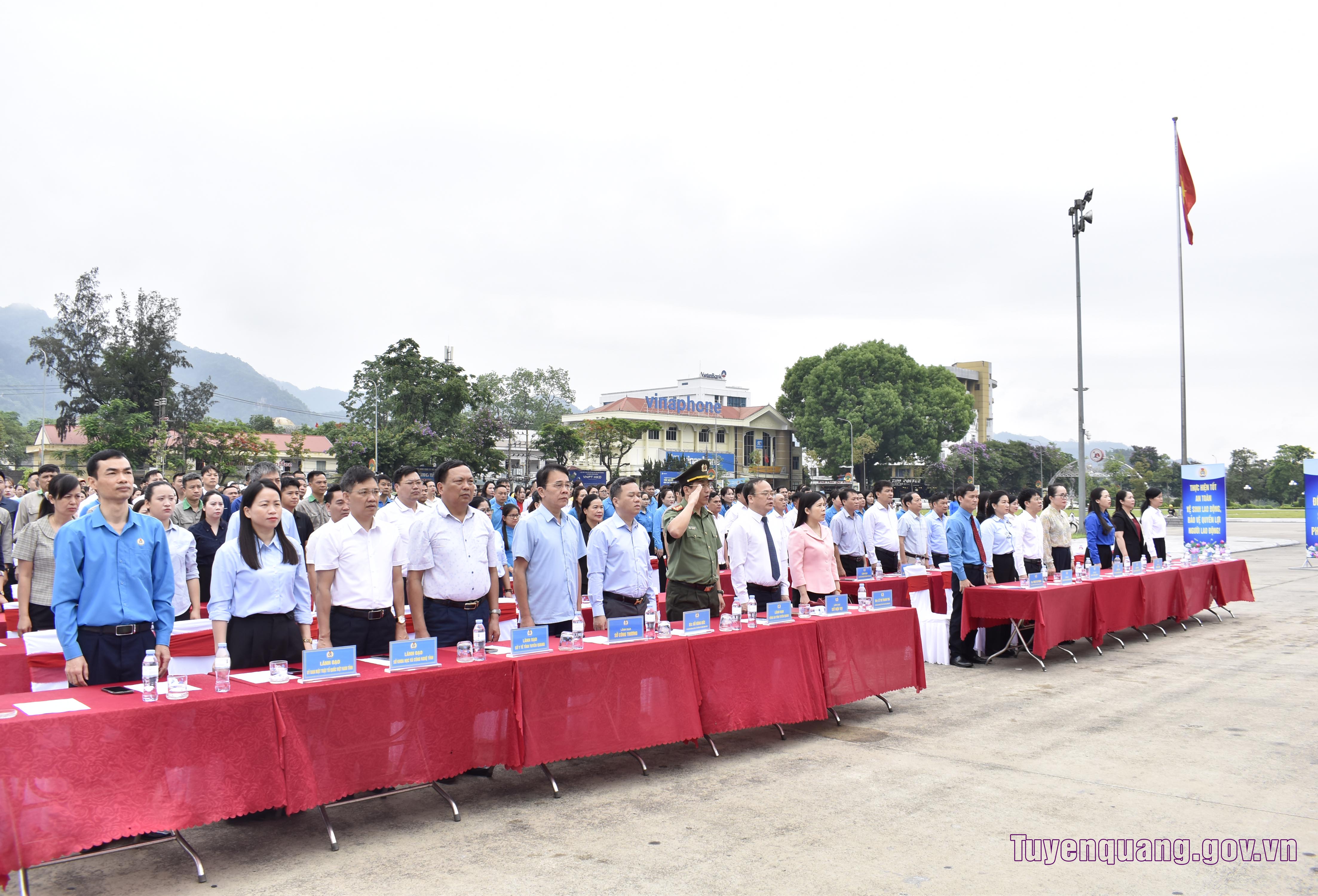 Tuyên Quang: Phát động Tháng Công nhân và Tháng hành động về an toàn, vệ sinh lao động năm 2026