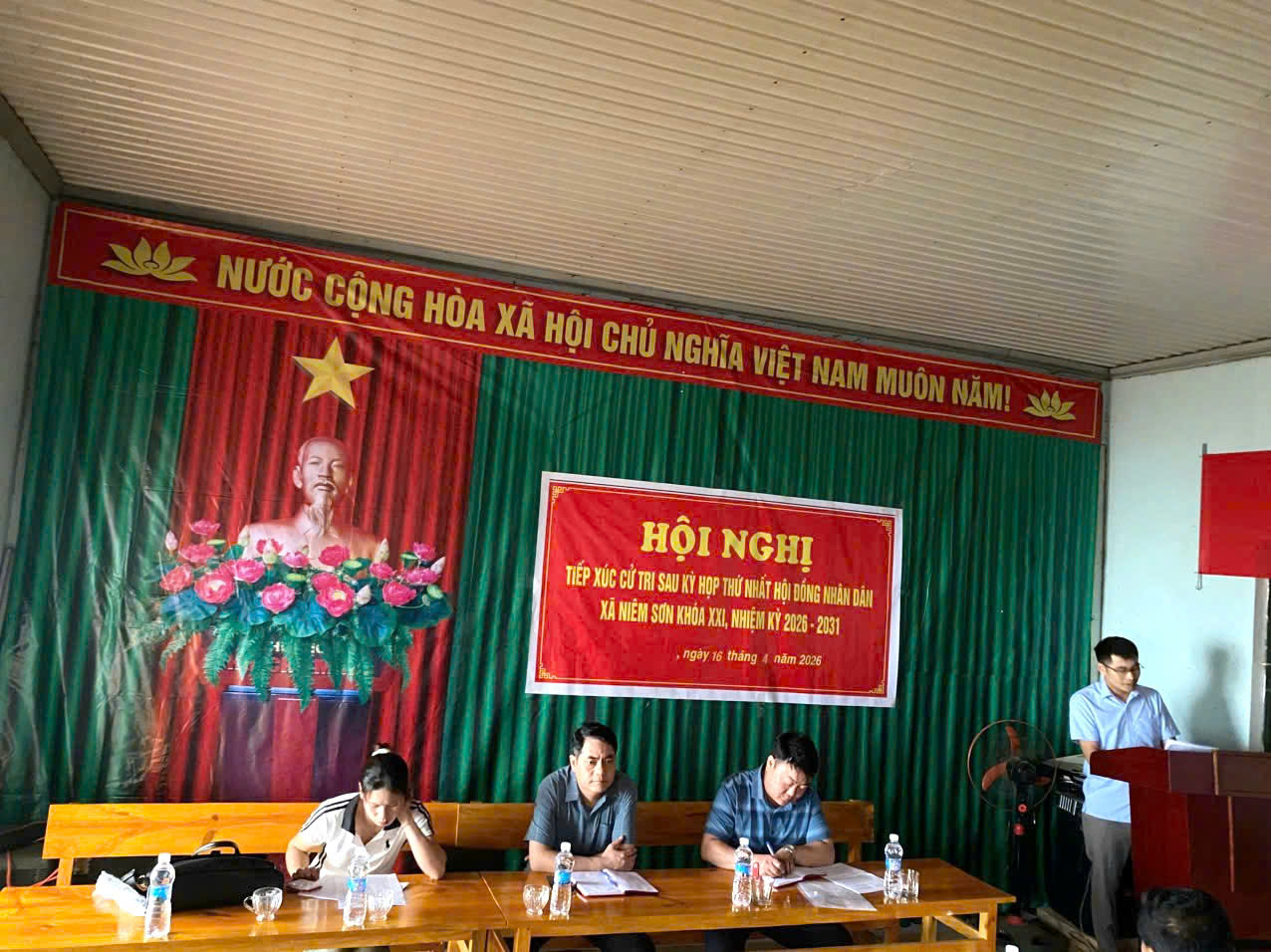 Tổ đại biểu số 2 HĐND xã Niêm Sơn, khóa XXI, nhiệm kỳ 2026 - 2031 tiếp xúc cử tri tại các thôn Cốc Tổng, Nà Giáo và Chỏm Siêu 