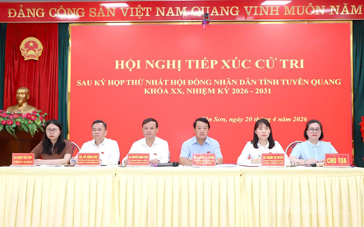 Nêu cao tinh thần trách nhiệm giải quyết những đề xuất, kiến nghị chính đáng của cử tri