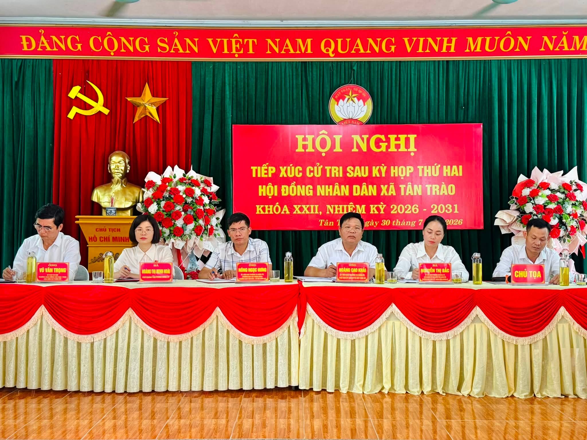  Tổ đại biểu HĐND xã Tân Trào tiếp xúc cử tri sau Kỳ họp thứ hai HĐND xã khóa XXII, nhiệm kỳ 2026 – 2031