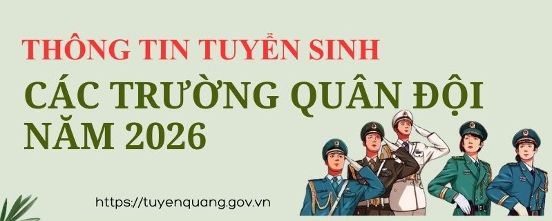 Chỉ tiêu tuyển sinh quân sự hệ chính quy các trường quân đội năm 2026