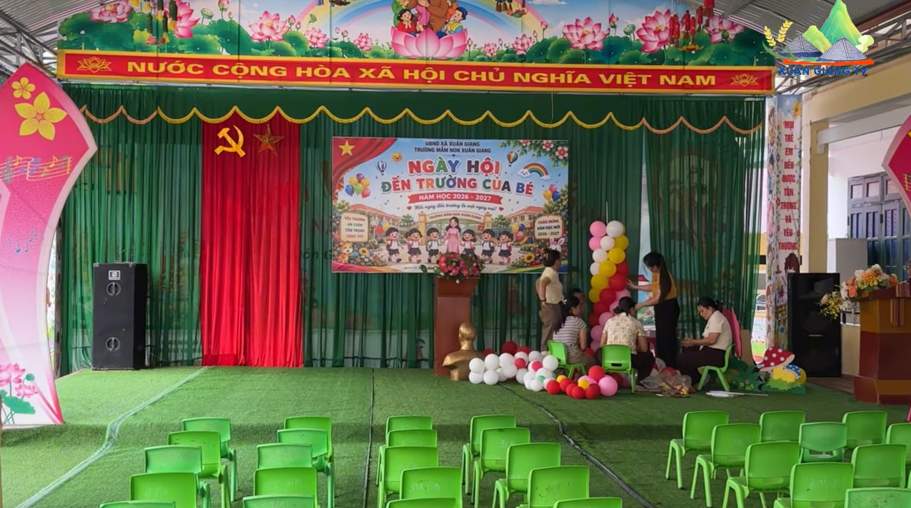CÁC ĐƠN VỊ TRƯỜNG HỌC XÃ XUÂN GIANG SẴN SÀNG CHO NGÀY KHAI GIẢNG