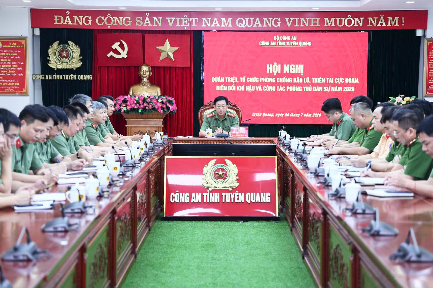 BỘ CÔNG AN TRIỂN KHAI ĐỒNG BỘ CÔNG TÁC PHÒNG, CHỐNG BÃO LŨ, THIÊN TAI NĂM 2026, CHỦ ĐỘNG ỨNG PHÓ BÃO SỐ 1 (MAYSAK)