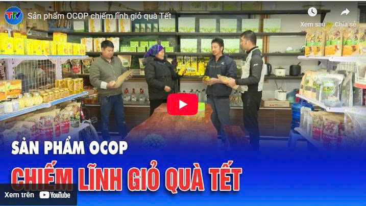  Sản phẩm OCOP chiếm lĩnh giỏ quà Tết