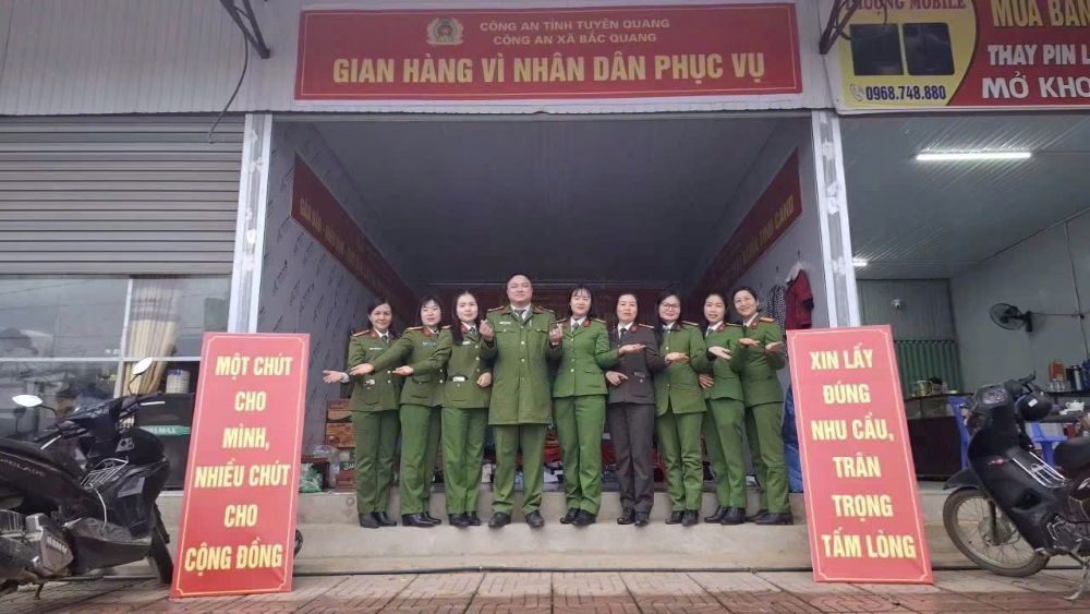 Công an xã Bắc Quang, tỉnh Tuyên Quang - " Gần dân nhất"  để phụng sự nhân dân